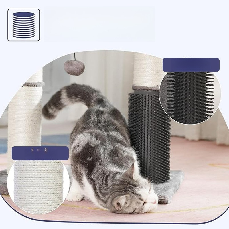 猫爬架一体猫窝猫树，稳固耐磨耐抓，加厚底座防滑不晃。满足猫咪攀爬、磨爪、休憩需求，节省空间，居家百搭，是猫咪居家玩乐休憩